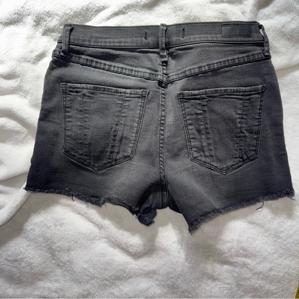 Abercrombie & Fitch Cutoff Denim Shorts – Women’s Size 2 Black Jean - Picture 3 of 3